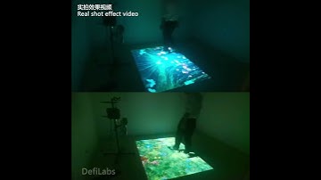 Mobile interactive projection system, full version, applicable to exhibitions, etc