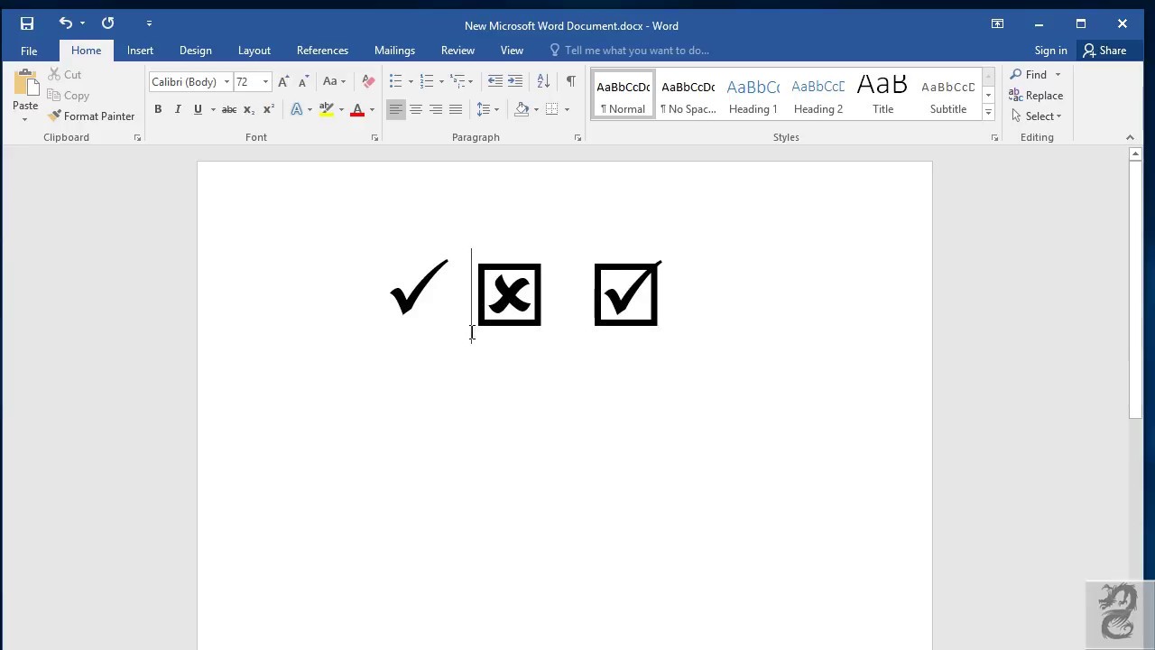 How To Add Check Mark In Ms Word - Printable Templates