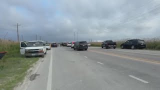 Four dead in Port Arthur crash involving two buses and a van