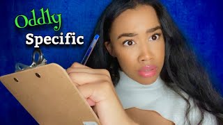 ASMR Asking You Oddly Specific Personal Questions ✍🏽📝 Writing Sounds ASMR