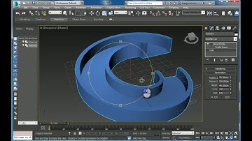 Modeling a spiral ramp in Autodesk 3ds max