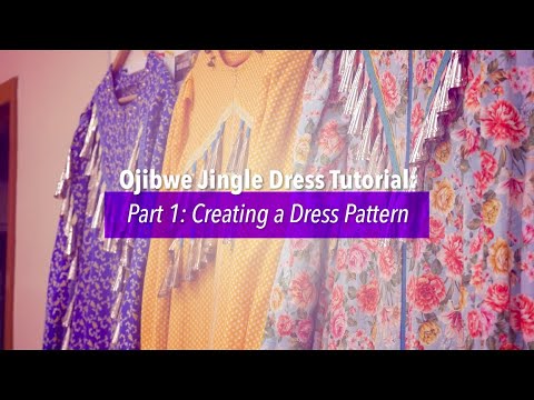 Learning Ojibwe Language Video #9: Jingle Dress Tutorial - Part 1: Creating a Dress Pattern