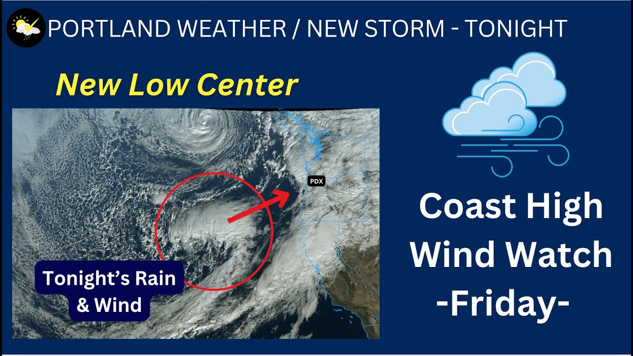 Next Pacific NW Storm Arrives Thursday Night - YouTube