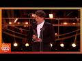 Tom Francis wins Best Actor in a Musical for Sunset Boulevard | Olivier Awards 2024 with Mastercard