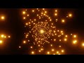 Golden Bokeh Particle Stars Tunnel Abstract Background VJ Loop Pattern 4k Screensaver