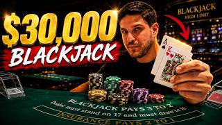 Blackjack con $30,000 en el casino