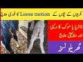         بکریوں کے بچوں کے لوز موشن کا علاج