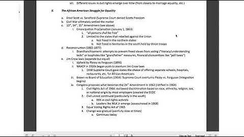 Chaper 5 Civil rights lecture notes video