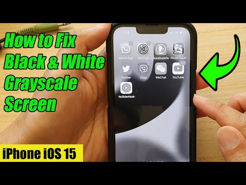 iPhone iOS 15: How to Fix Black & White Grayscale Screen