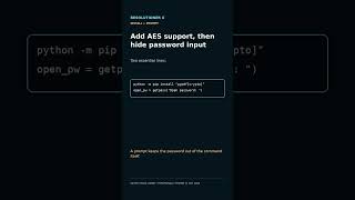Encrypt a PDF Offline with AES-256 — Python #Shorts
