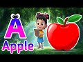 Phonics Song 2 with TWO Words in 3D - A For Airplane - ABC Alphabet Songs with Sounds for Children
