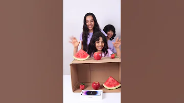تحدي صندوق الفواكه Fruit Matching Challenge Is So Fun Foodchallenge 