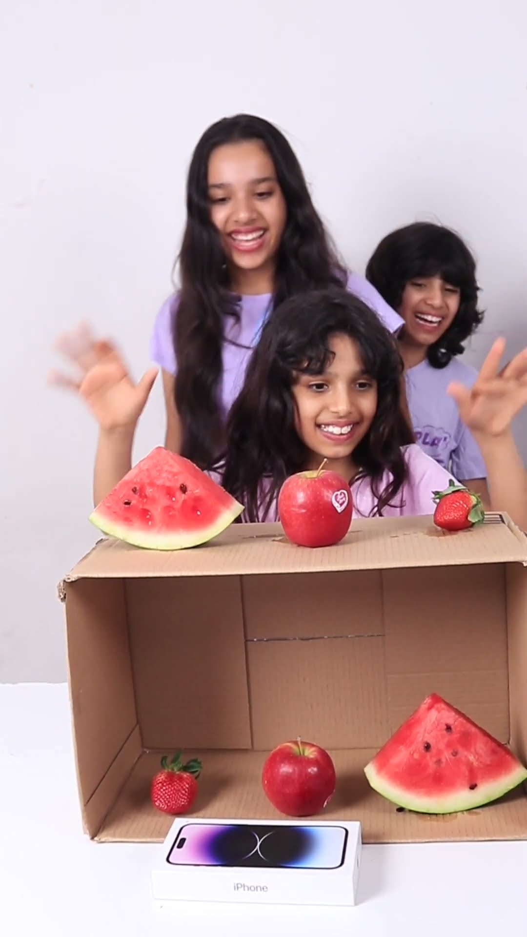 تحدي صندوق الفواكه ?  fruit matching challenge is so fun #foodchallenge