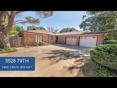 5528 79th St, Lubbock, TX home video tour