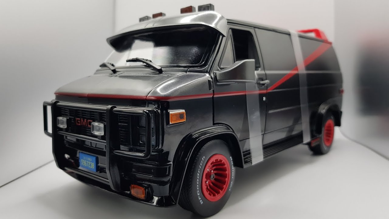Miniature GMC Vandura 1983 - L'Agence Tous Risques - Véhicule De Collection