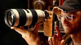 I put DSLR lenses on my phone