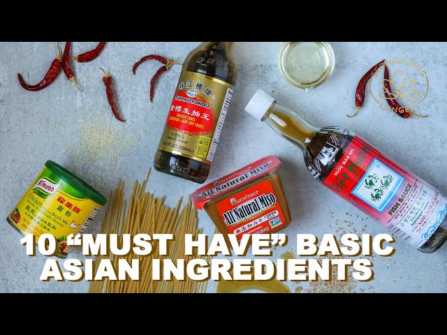 10 BASIC Ingredients Every Kitchen MUST Have for Asian Cooking #Stayhome Cook #Withme class=