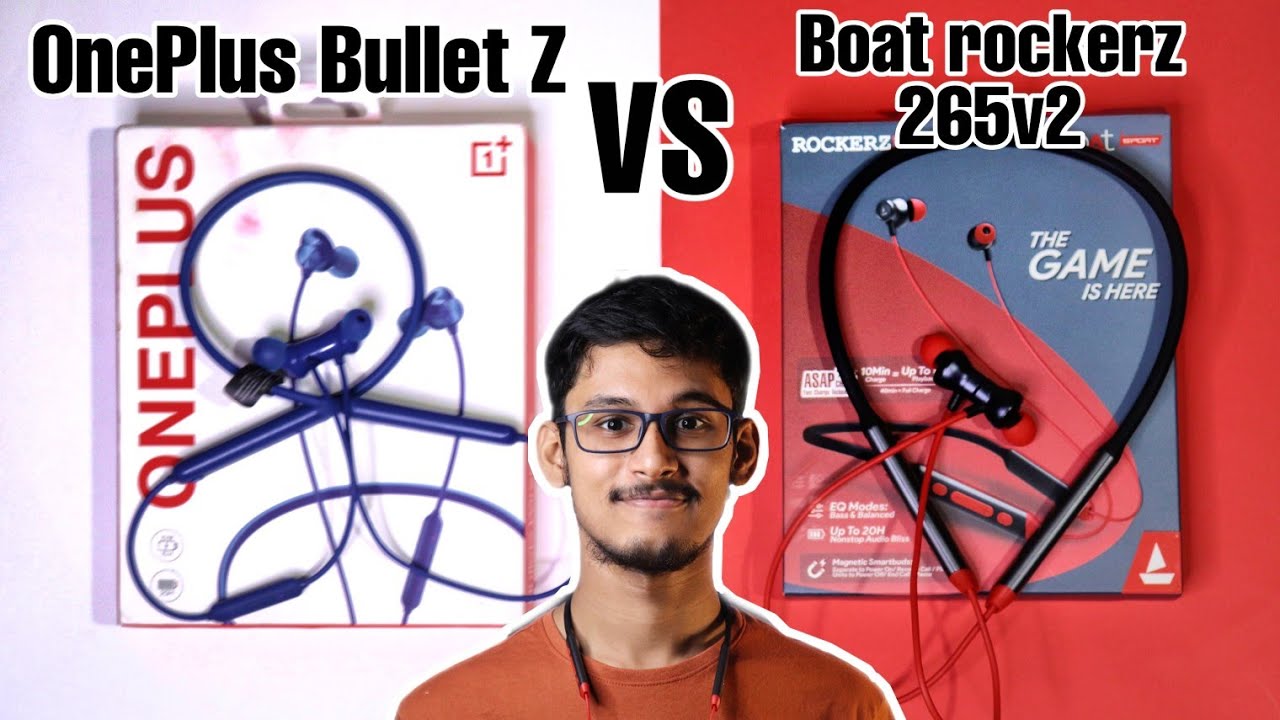 boAt Rockerz 265V2 VS OnePlus Bullet Z 