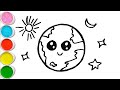 How To Draw and Paint Beautiful  Earth 🌎 Easily Together | Painting,Coloring for Toddlers & Beginner