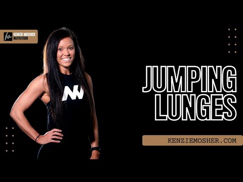 Jumping Lunges | KenzieMosher.com