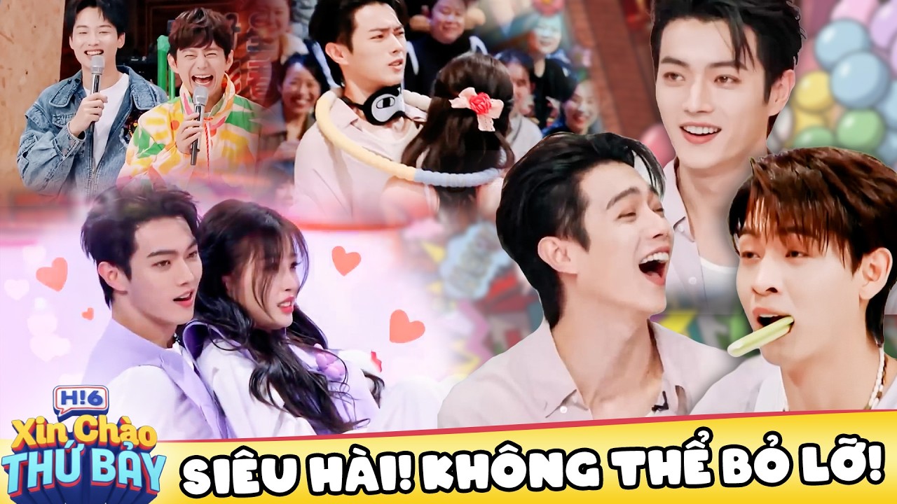 Hi6 Thử Thách Oái Ăm Biến Thành Tình Yêu Sét Đánh | Hứa Khải, Ngu Thư Hân ... | Xoài TV Show Vietsub