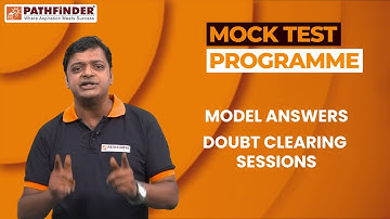 Pathfinder Mock Test Programme 2024 | The Path to Success | Pathfinder Mock Test Series 2024