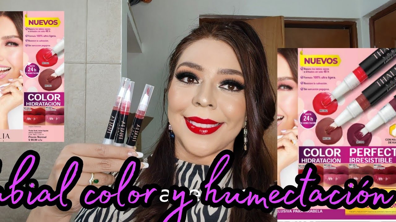 Nuevos labiales hidratantes Reparadores Thalia sodi de arabela 