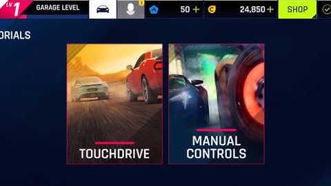 Asphalt 9 manual controls