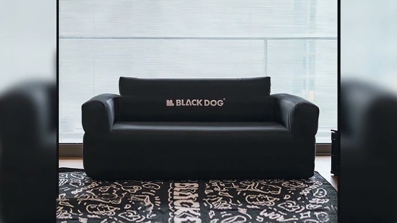 A must-have product! BLACKDOG Automatic Double Inflatable Sofa Portable Outdoor Camping Picnic Air