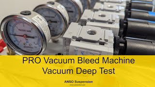 Anso Suspension Vacuum Bleed Machine - Vacuum Test - 600 Micron - Shock Damper Rockshox Fox Ohlins