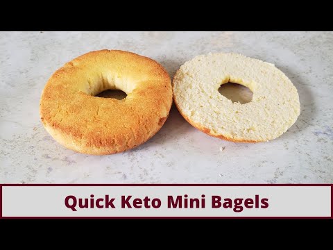 Quick Keto Mini Bagel (Nut Free And Gluten Free)