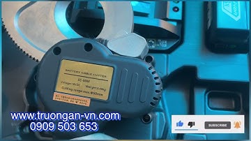 Kìm cắt cáp nhông dùng pin EC-50M - Battery Ratchet cutter EC-50M