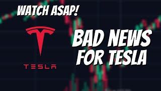 *BAD NEWS* for Tesla Stock