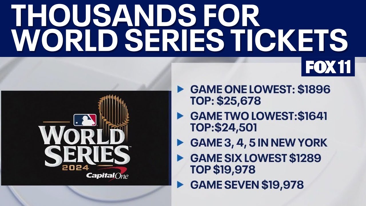 Dodgers-Yankees World Series tickets close to $2,000 each
