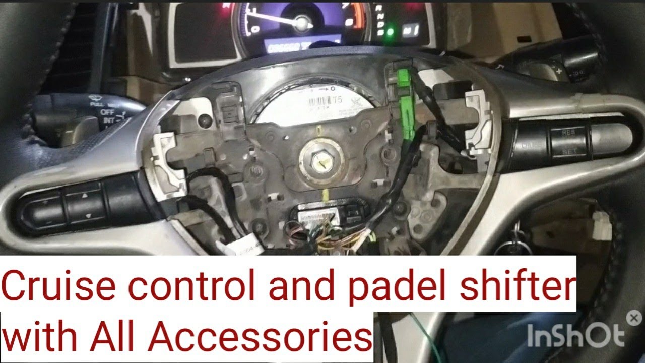 Honda civic Reborn installation Cruise control and padel shifter with all accessories