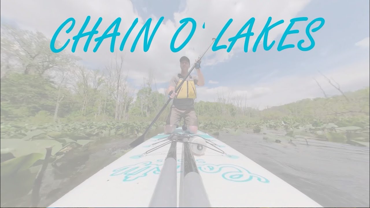 Some paddleboard fails, and kayak fun at Chain O Lakes, Indiana YouTube