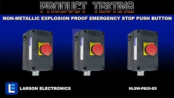 Non-Metallic Explosion Proof Emergency Stop Push Button - Mushroom Head - C1D2 - C2D2 - C3D1&2