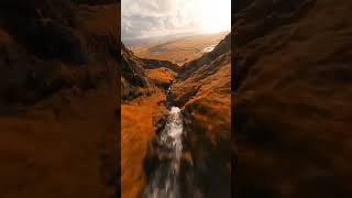 4k landslide drone shot video   Amazing Nature Scenery    Slip Relax Music II 4k hd video