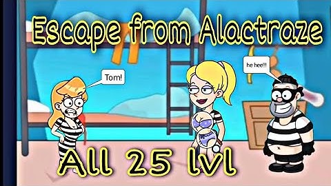 jail breaker sneak out escape from alactraze | all levels 1 to 25 | jail breaker sneak out