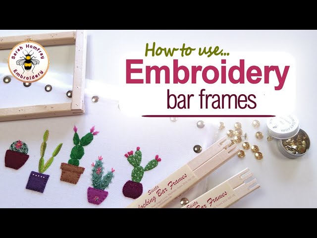 How to Hand Embroider with a Stretcher Bar Frame - Easy and so worth it! -  Stitchdoodles