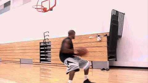 Post Up Spin Move Left Hand Layup | Footwork Drills | Dre Baldwin
