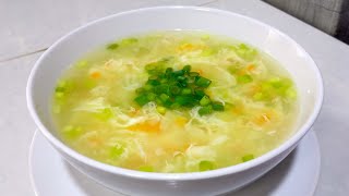 EASY EGG DROP SOUP RECIPE