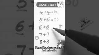 find the pattern 👍 👌 #maths #iqtest #braintestsolution #reasoning #vedicmaths #viralshorts