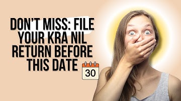 How to File KRA Nil Returns 2025 on itax  in 60 Seconds|Student Returns|Deaf-Friendly Guide (Part 4)