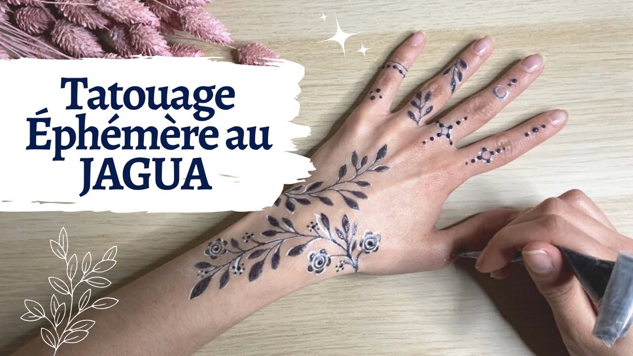 TATOUAGE ÉPHÉMÈRE AU JAGUA