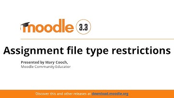 Assignment File Type Restrictions In Moodle 3.3