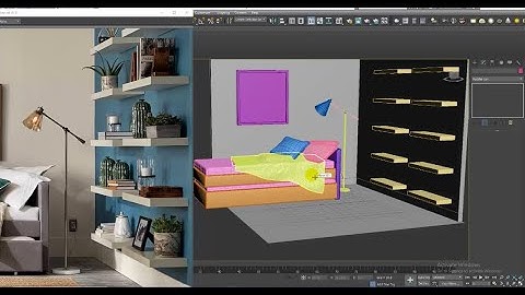 3DsMax Tutorials, Learn 3D Modeling a Modern Stylish Interior from Scratch in 3dsmax ( Part 4)
