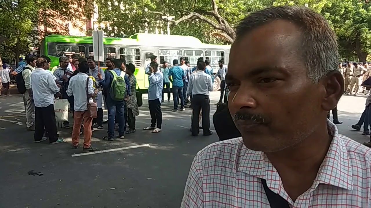 Protest in धारा-144 parliament Street New Delhi