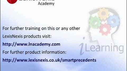 LexisSmart Precedents - Overview