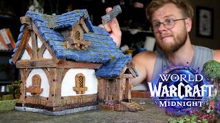 Foam Craft House for Tabletop Gaming - Inspired by World of Warcraft Midnight